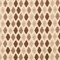 Latte - Brown Abstract Geometric,diamonds Upholstery Fabric 54 Inches"
